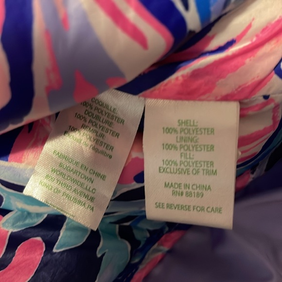 Lilly Pulitzer Purple Vest - Picture 10 of 10